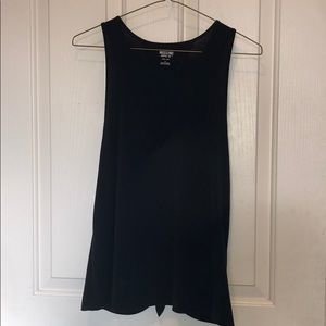 black tank top with open back